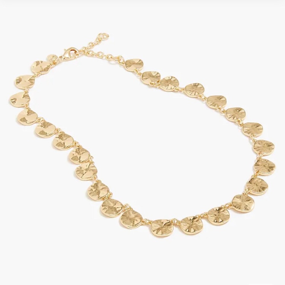 J Crew Factory Hammered Necklace. New without tag.